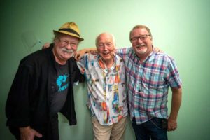 Dudley Connel, Gary Oelze, and Lou Reid at The Birchmere - photo © Jeromie Stephens 