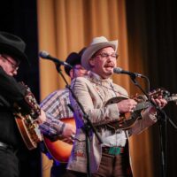 The Po' Ramblin' Boys at the Malcolm Brown Auditorium in Shelby, NC (3/4/23) - photo © Bryce Lafoon