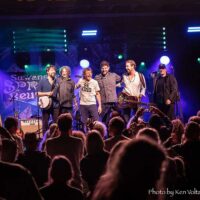 Sam Bush Band with Drew Emmitt and Jay Starling from Leftover Salmon at the 2023 Suwanee Spring Reunion - photo © Ken Voltz