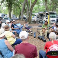 Campground jam at the 2023 EMS Springfest - photo © Bill Warren