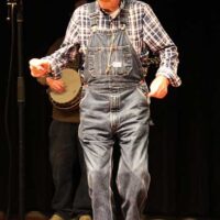 92-year-old Jimmie Harrington wins the buck dancing competition at the 2023 Seagrove Fiddlers' Convention - photo by G Nicholas Hancock