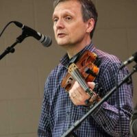 Keith Dunn, 1st place fiddle at the 2023 Star Fiddlers' Convention (3/4/23) - photo by G Nicholas Hancock