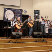 Cowboys and Maggie at the 2023 Yadkin Bluegrass and Old Time Fiddler's Convention - photo by G Nicholas Hancock