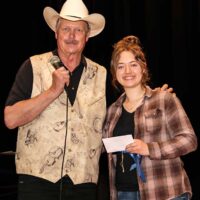 Judge's Choice Award winner Gracie Arnett at the 2023 Highfalls Fiddler's Convention in Robbins, NC - photo by Gary Hatley