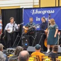 Alex Leach Band at the 2023 Bluegrass in the Blue Ridge - photo by Molly Moore