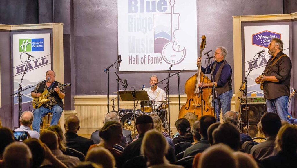 Donnie Story and Tin Can Alley at the 2023 Blue Ridge Music Hall of Fame induction ceremony - photo by Monty and Brenda Combs
