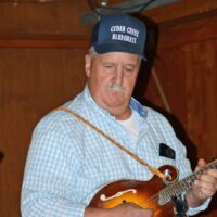 Dave Howard with Cedar Creek Bluegrass at the Mid-Michigan Bluegrass and Folk Jam Series (5/21/23) - photo © Bill Warren