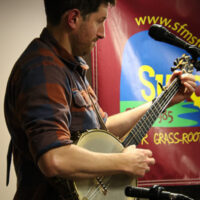 Brad Kolodner at the Susquehanna Folk Music Society concert in Harrisburg, PA (4/30/23) - photo © Frank Baker