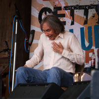 Ron Thomason at the Spring 2023 Gettysburg Bluegrass Festival - photo © Frank Baker