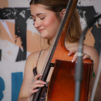 Maddie Dalton with Sister Sadie at the Spring '23 Gettysburg Bluegrass Festival - photo © Frank Baker
