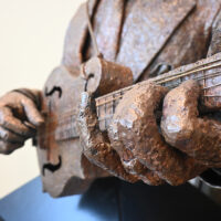 Bill Monroe sculpture at the Bluegrass Music Hall of fame & Museum, May 12, 2023