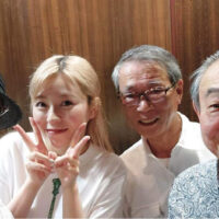 Shinya Ono, Alisa Inaba, Shigeki Kimora, and Tomatsu Miyamoto at KazCamp 2023 - photo courtesy of Kaz Inaba
