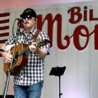 Caleb Daugherty at the 2023 Bill Monroe's Bluegrass Festival at Bean Blossom - photo © Charlie Herbst