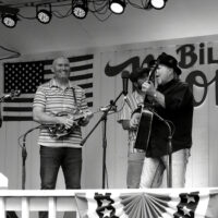 Audie Blaylock and Redline at the 2023 Bill Monroe's Bluegrass Festival at Bean Blossom - photo © Charlie Herbst