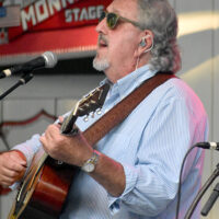 David Carroll with Hammertowne at the 2023 Bill Monroe's Bluegrass Festival at Bean Blossom - photo © Charlie Herbst