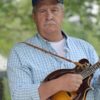 Dave Howard with Cedar Creek at the 2023 Kentuckians of Michigan Bluegrass in the Park - photo © Bill Warren