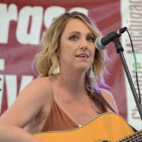 Amanda Cook at the 2023 Charlotte Bluegrass Festival - photo © Bill Warren