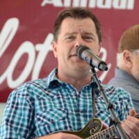 Brian Oberlin with Full Cord at the 2023 Charlotte Bluegrass Festival - photo © Bill Warren