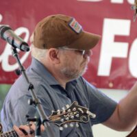 Todd Kirchner with Full Cord at the 2023 Charlotte Bluegrass Festival - photo © Bill Warren