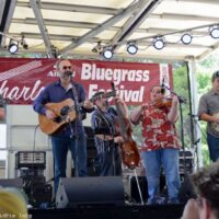 Michael Cleveland & Flamekeeper at the 2023 Charlotte Bluegrass Festival - photo © Bill Warren