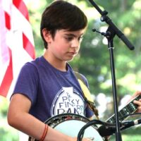 Dante Flores at the 2023 Charlotte Bluegrass Festival - photo © Bill Warren