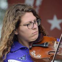 Mary Rachel Nalley-Norris with The Kody Norris Show at the 2023 Remington Ryde Bluegrass Festival - photo © Bill Warren