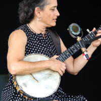Evie Ladin, fifth place old-time adult banjo and fourth place adult folk song at Blue Grass & Old-Time Fiddlers Convention 2023 - photo © G Nicholas Hancock