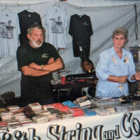 Hoppy and Vivian Hopkins in the Fifth String and Co. booth