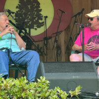 Allen Mills and Buddy Michaels at the 2023 Willow Oak Bluegrass Festival - photo © Gary Hatley