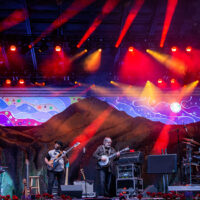 Béla Fleck & The Flecktones at the 50th anniversary Telluride Bluegrass Festival (2023) - photo © Anthony Verkuilen