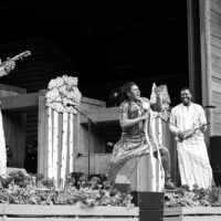 Bassekou Kouyate and Aminata Sacko at the 50th anniversary Telluride Bluegrass Festival (2023) - photo © Anthony Verkuilen