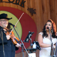 Dewey & Leslie Brown at the 2023 Willow Oak Bluegrass Festival - photo © Laura Tate Photography