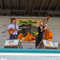 Seth Sawyer Band at the 2023 Jenny Brook Bluegrass Festival - photo © Dennis Crawford