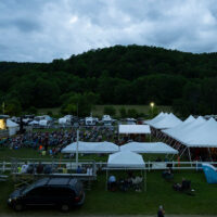 Campground at the 2023 Jenny Brook Bluegrass Festival - photo © Dennis Crawford