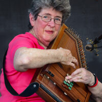 Penny Kilby, first place autoharp at Blue Grass & Old-Time Fiddlers Convention 2023 - photo © G Nicholas Hancock