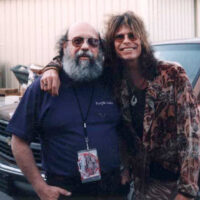 Paul Prestopino with Steven Tyler of Aerosmith at The Record Plant