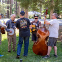 Campground jam at the 2023 CBA Father's Day Festival - photo © Robin Frenette