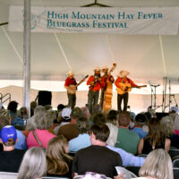 The Red Mountain Boys at the 2023 High Mountain Hay Fever Bluegrass Festival - photo © Kevin Slick