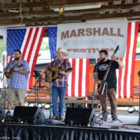 Caleb Daugherty Band the 2023 Marshall Bluegrass Festival - photo © Bill Warren