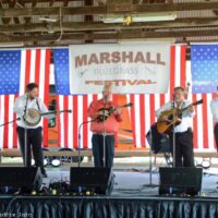 Kevin Prater Band the 2023 Marshall Bluegrass Festival - photo © Bill Warren