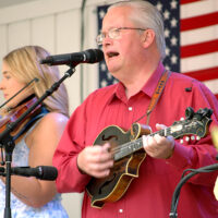 Mallory Hindman and Kevin Prater at the 2023 Bill Monroe Bluegrass Festival - photo © Roger Black