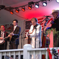 Larry Sparks at the 2023 Bill Monroe Bluegrass Festival - photo © Roger Black