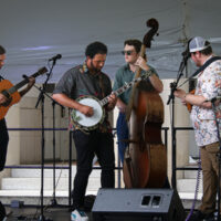 Trey Wellington Band at the 2023 Bluegrass on the Grass festival at Dickinson College - photo © Frank Baker