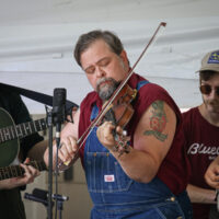 Five Mile Mountain Road at the 2023 Bluegrass on the Grass festival at Dickinson College - photo © Frank Baker
