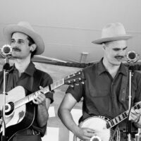 Tommy Schultz & Casey Jones Holmberg with Fog Holler at the 2023 Grey Fox Bluegrass Festival - photo © Tara Linhardt