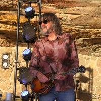 Brent Truitt with The Steeldrivers at the 2023 Weekend at the Cave - photo © Allison Scavo