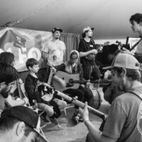 Late night campground jam at the 2023 Grey Fox Bluegrass Festival - photo © Tara Linhardt