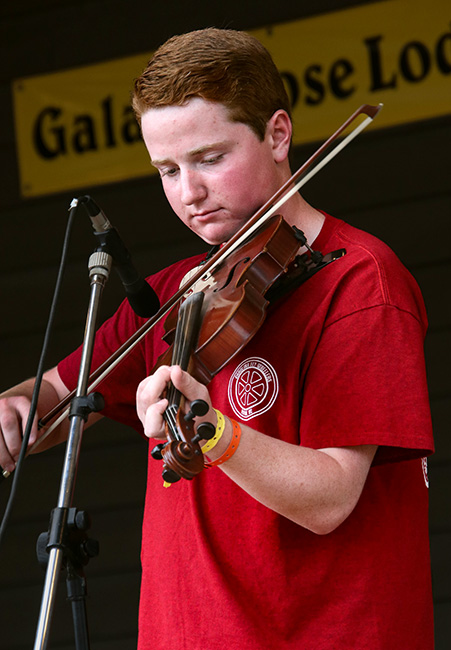Charlie Tolbert at the 2023 Galax Old Fiddlers' Convention – photo © G Nicholas Hancock