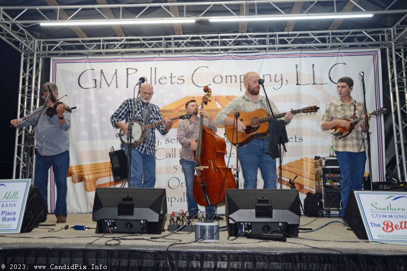 Lonesome River Band at the 2023 Brown County Bluegrass Festival - photo © Bill Warren