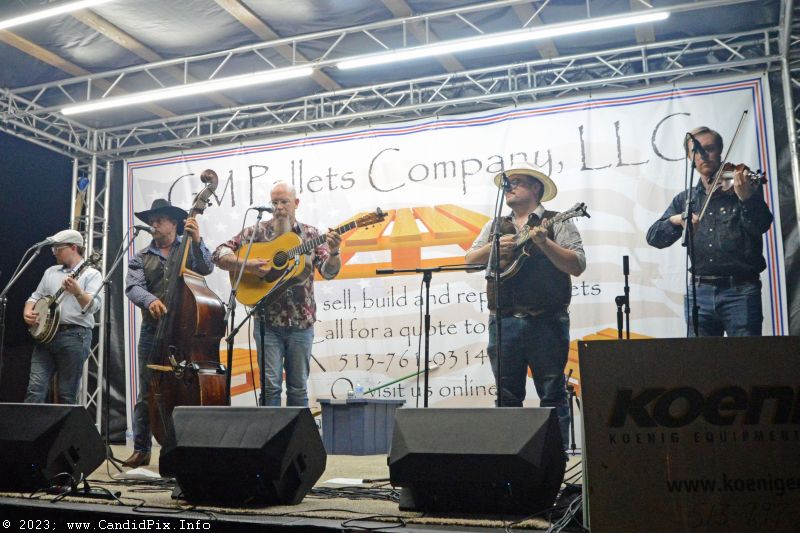 Edgar Loudermilk Band at the 2023 Brown County Bluegrass Festival - photo © Bill Warren